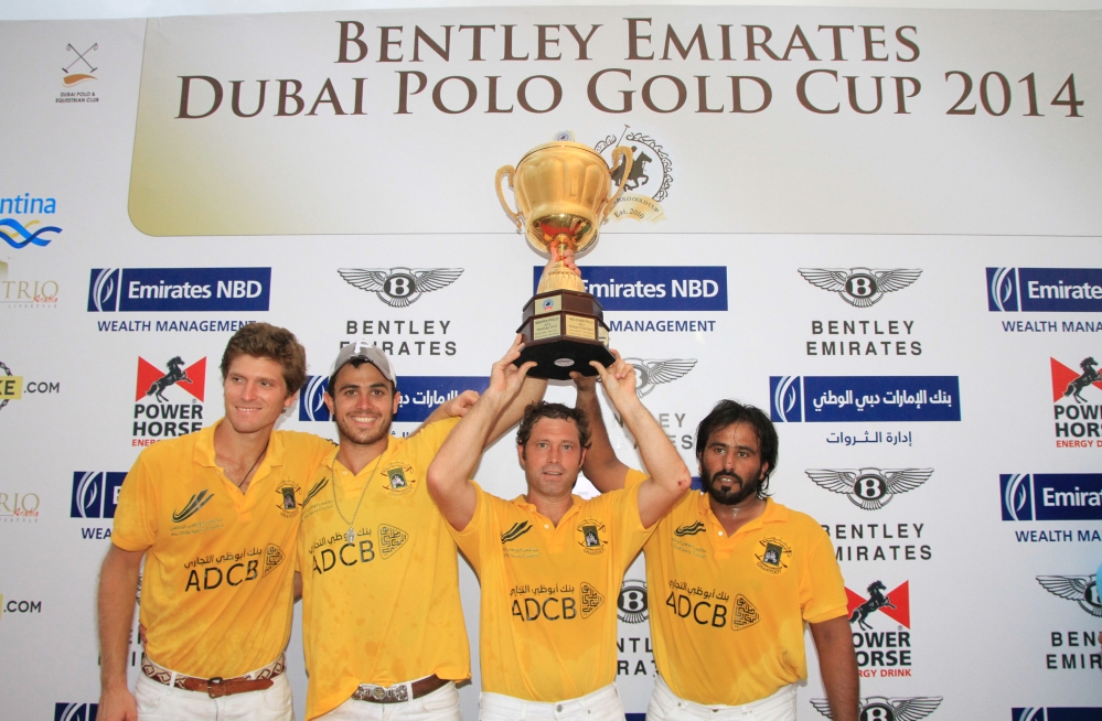 GHANTOOT ADCB WINS THE BENTLEY EMIRATES POLO GOLD CUP